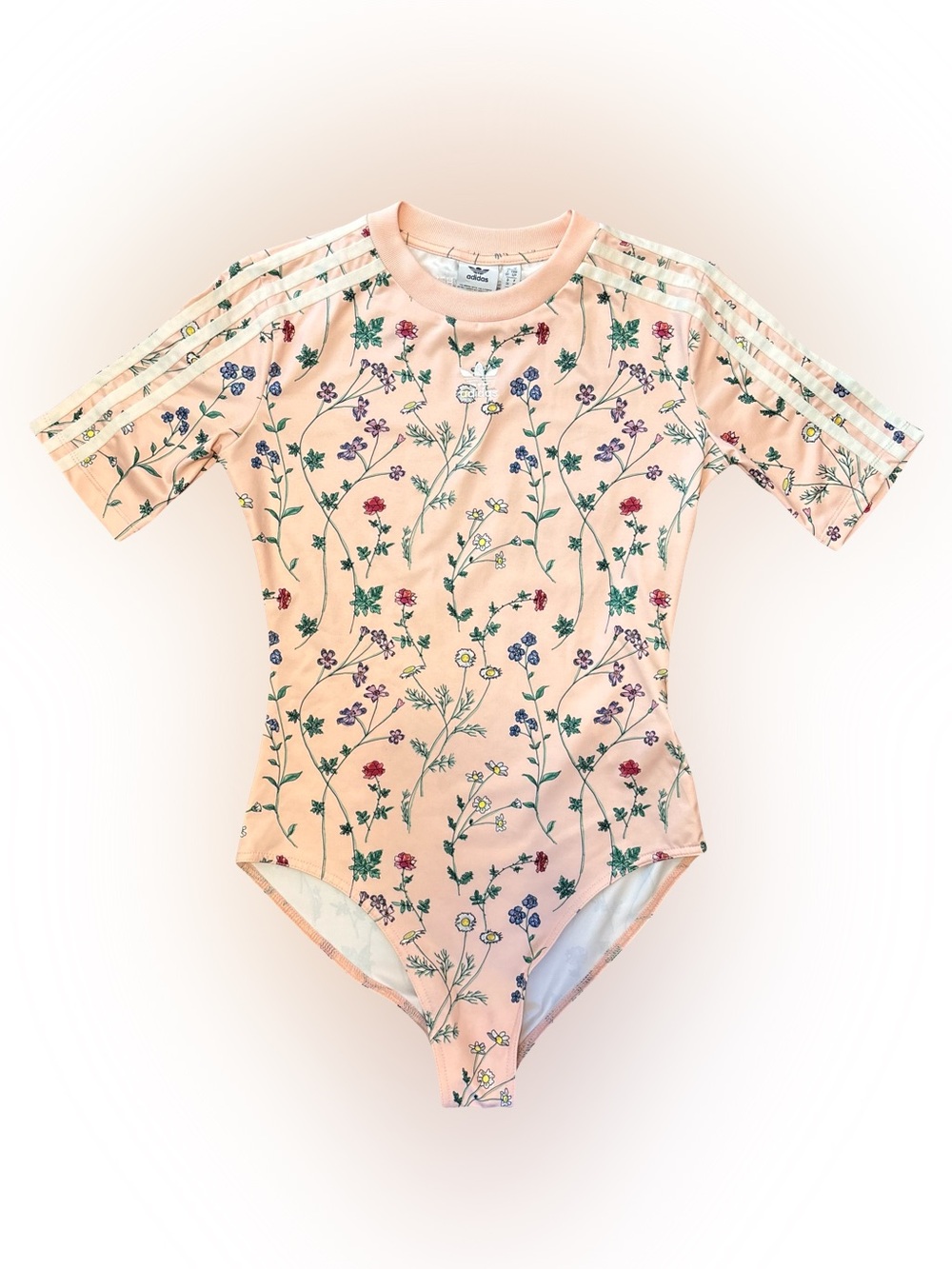 Adidas Floral Bodysuit - Size Small - Ain’t No Sunshine When I’m Gone Women’s